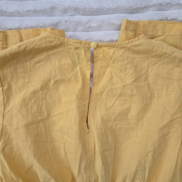 Women's Floral Embroidered Jumpsuit | Casual, Short Sleeves, Pockets! ✨️ - Picture 10 of 10